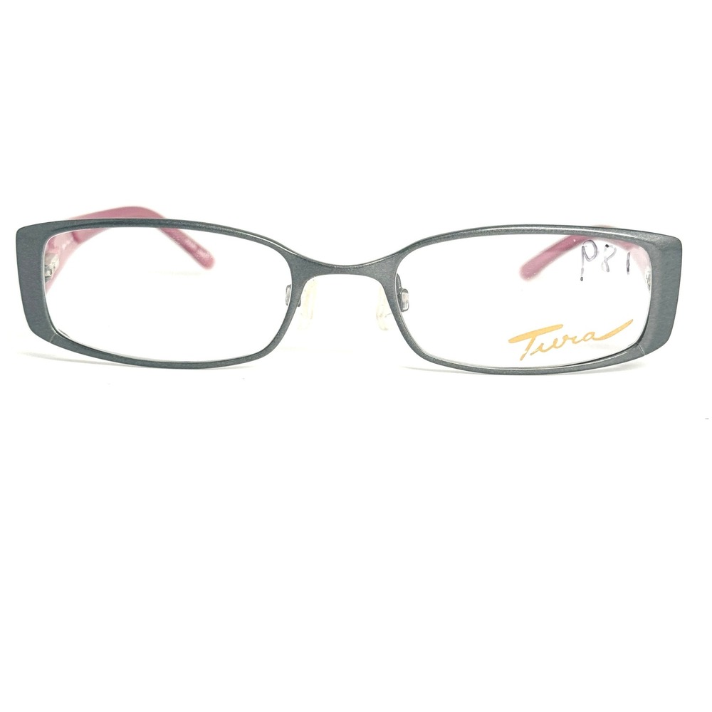 Tura Eyeglasses Mod 149 STG Gray Pink Rectangle Frame 51-19-140 Japan Eyewear